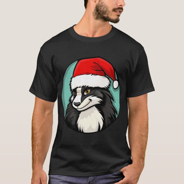 Skunk jul T-shirt (Framsida)