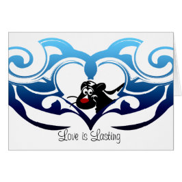 Skunk Kärlek Hälsningskort