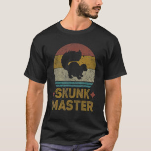 Skunk Master Cribbage Vintage Cribbage Board Gam T Shirt