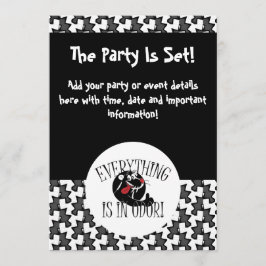 Skunk Party Inbjudningar