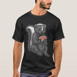Skunk Poker-kort T Shirt
