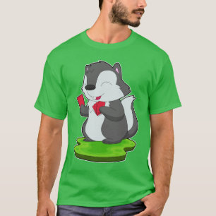 Skunk Poker-kort T Shirt