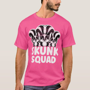 Skunk Squad Animal Humor T Shirt