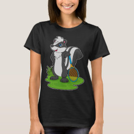 Skunk Tennis Player Tennis T Shirt