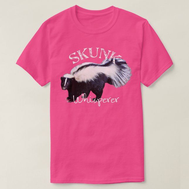Skunk Whisperer I Kärlek Skunks] Gift Funny Skunk T Shirt (Design framsida)