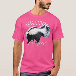 Skunk Whisperer I Kärlek Skunks] Gift Funny Skunk T Shirt
