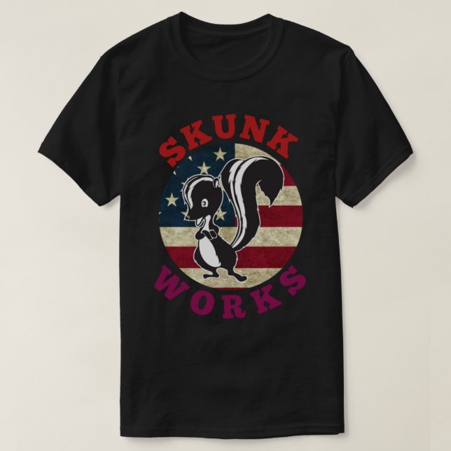 Skunk works                   t shirt (Design framsida)