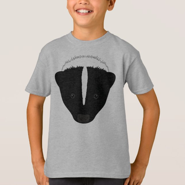 Skunkansikte Tee (Framsida)