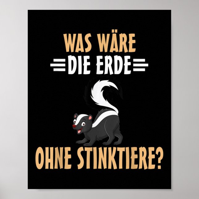 Skunkar för miljöskydd poster (Framsidan)