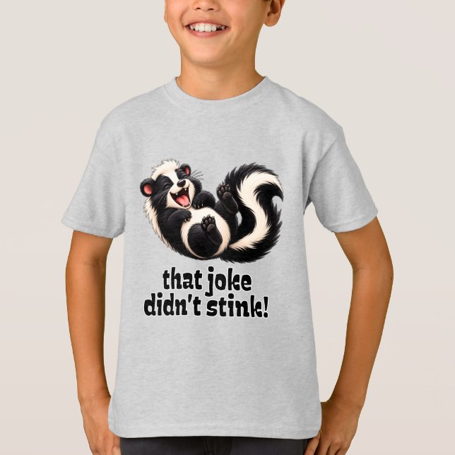 Skunkdesign med skämt t shirt (Framsida)