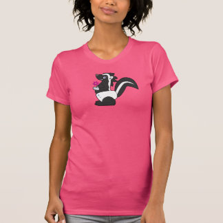 Skunkdude dam T-tröja - rosa T-shirt