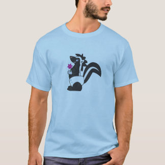 Skunkdude manar T-tröja - blått T-shirt