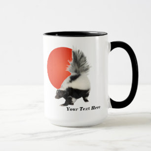 Skunkkaffemuggen - ta ett avbrott! Orange sol Mugg