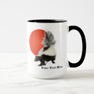 Skunkkaffemuggen - ta ett avbrott! Orange sol Mugg