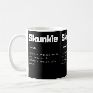 Skunkna ogräs kaffemugg