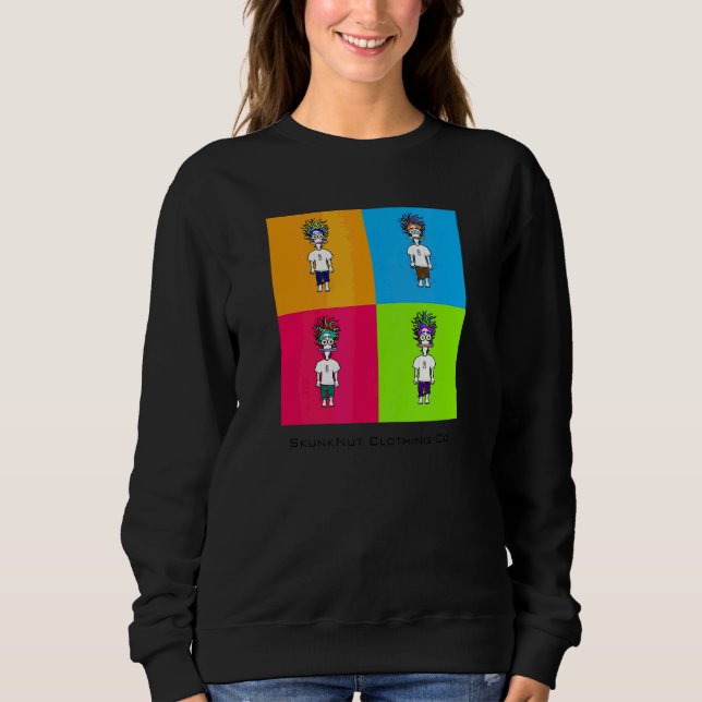 Skunknut Pop Art T Shirt (Framsida)