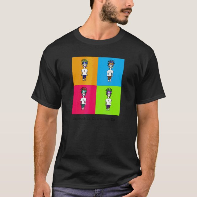 Skunknut Pop Art T Shirt (Framsida)