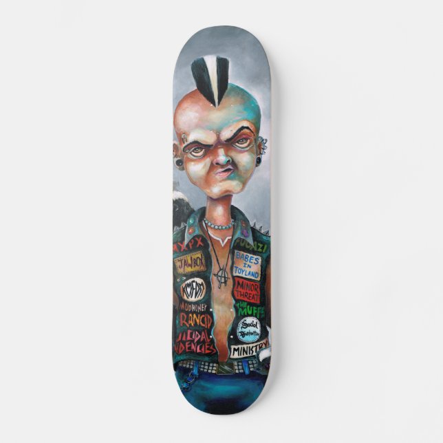 SkunkPunk Skateboard Bräda 19,5 Cm (Framsida)