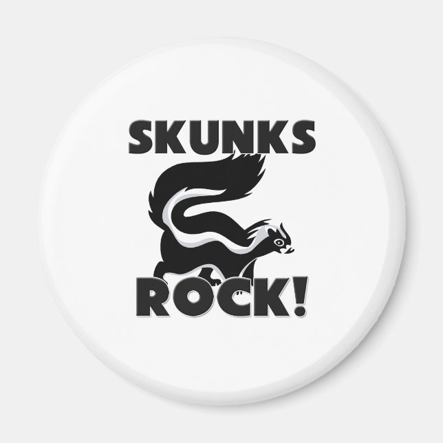 Skunks Sten Magnet (Framsidan)