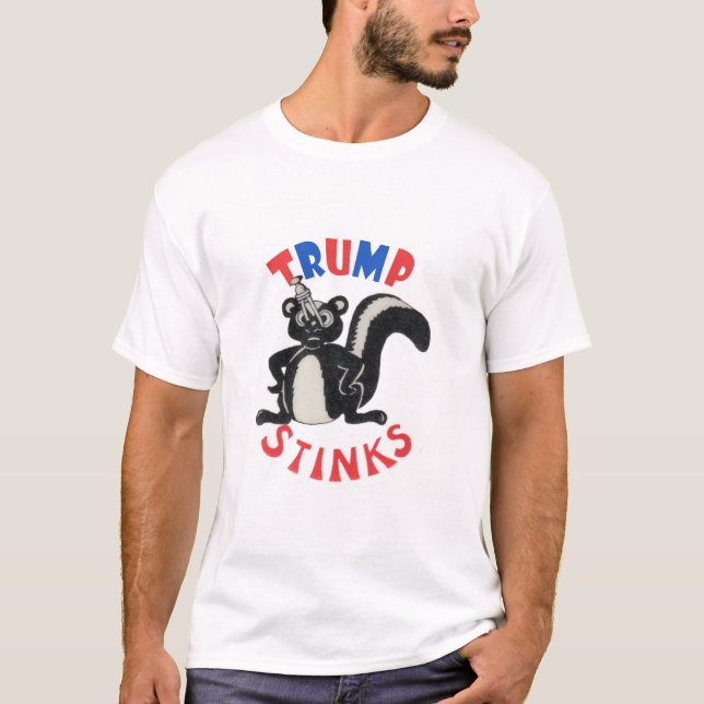 Skunky något att säga: Trumfstankar! T-shirt (Framsida)