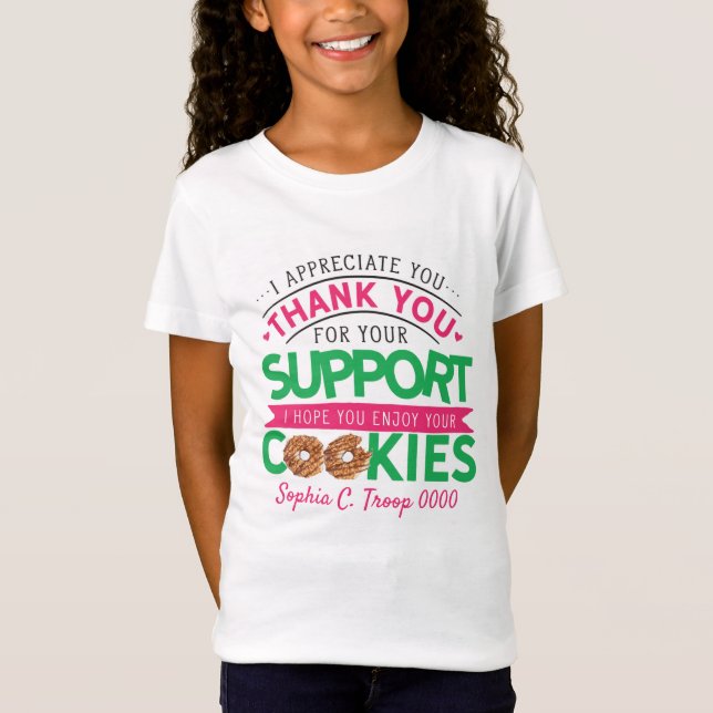 Skupa Cookie Shirt för försäljning av cookies T (Framsida)