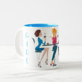 SKUPPA QUEEN-SAMLING 2-TON COFFEE MUGG