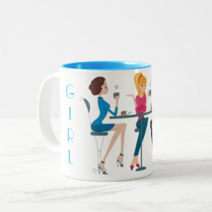 SKUPPA QUEEN-SAMLING 2-TON COFFEE MUGG