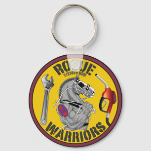 Skurk- krigarefärg Keychain Nyckelring