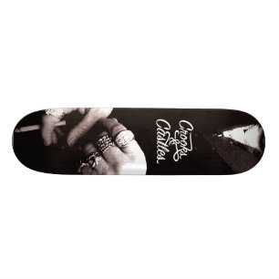 Skurkar & slott firman old school skateboard bräda 21,6 cm
