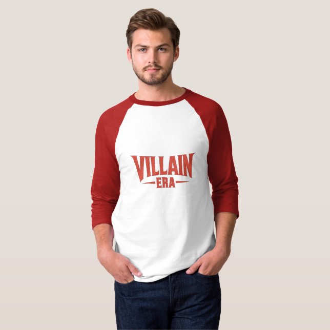 Skurkepok Bold Typografi T Shirt (Hel framsida)