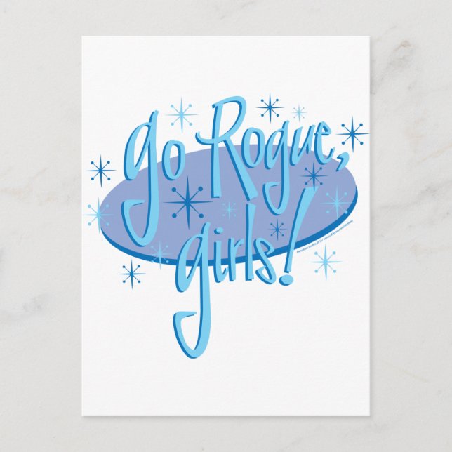 skurkflickor vykort (Framsida)