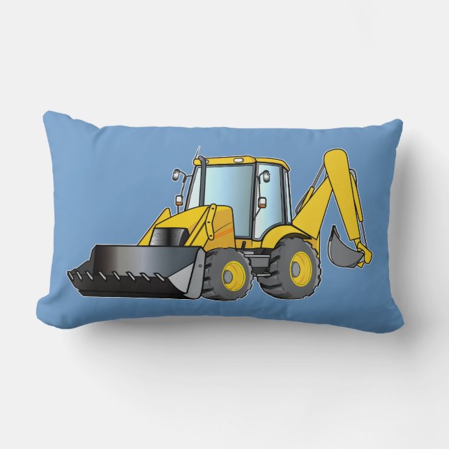 Skurkrollutrustning: Backhoe Lumbarkudde (Framsida)