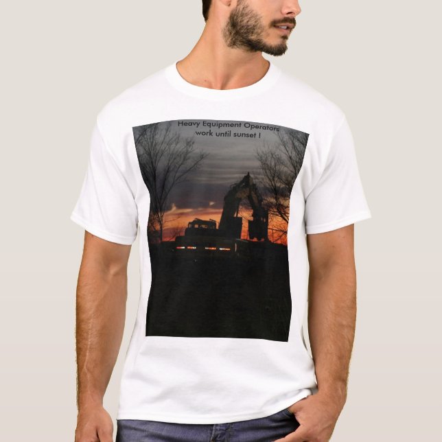 Skurkrollutrustningoperatörer fungerar till s… tee shirt (Framsida)