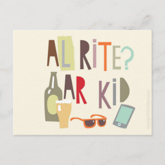 Skus-kort - Alrite Ar Kid Vykort