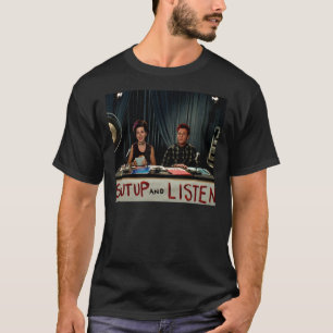 SKUTA UPP OCH LYSSNA Klassiskt T-Shirt