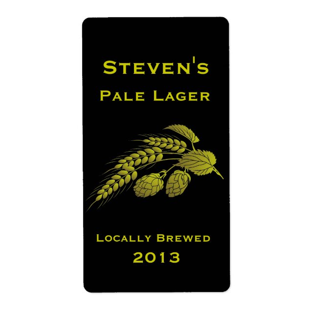 Skutt Design Home-Brew-etikett Fraktsedel (Framsidan)