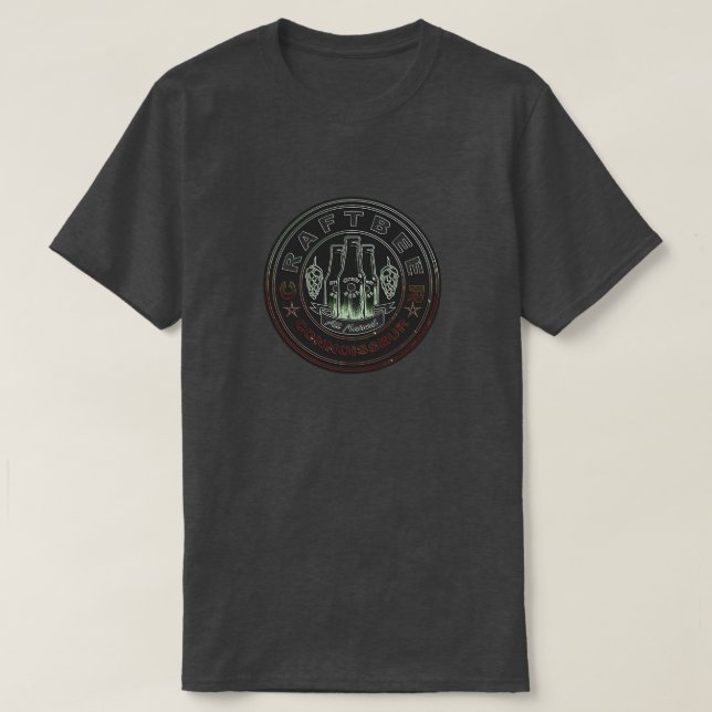 Skutt för hantverkölConnoisseur T-shirt (Design framsida)
