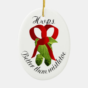 Skutt - förbättra än mistletoe julgransprydnad keramik
