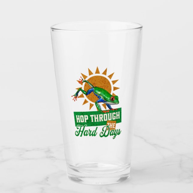 Skutt genom de svåra dagarna Amazon Träd Frog Glaskopp (Framsida)