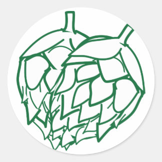 Skutt Heart Stickers Runt Klistermärke