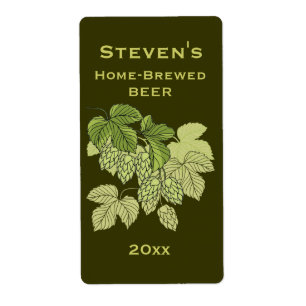 Skutt Home-Brew-etikett Fraktsedel