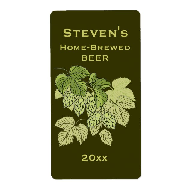 Skutt Home-Brew-etikett Fraktsedel (Framsidan)