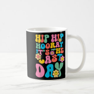 Skutt Hooray är sista dagen i skolan 2023 Groovy Kaffemugg
