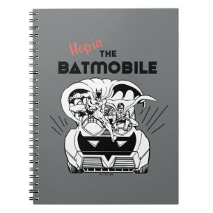 Skutt i Batmobile Anteckningsbok
