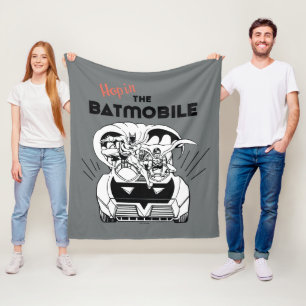 Skutt i Batmobile Fleecefilt