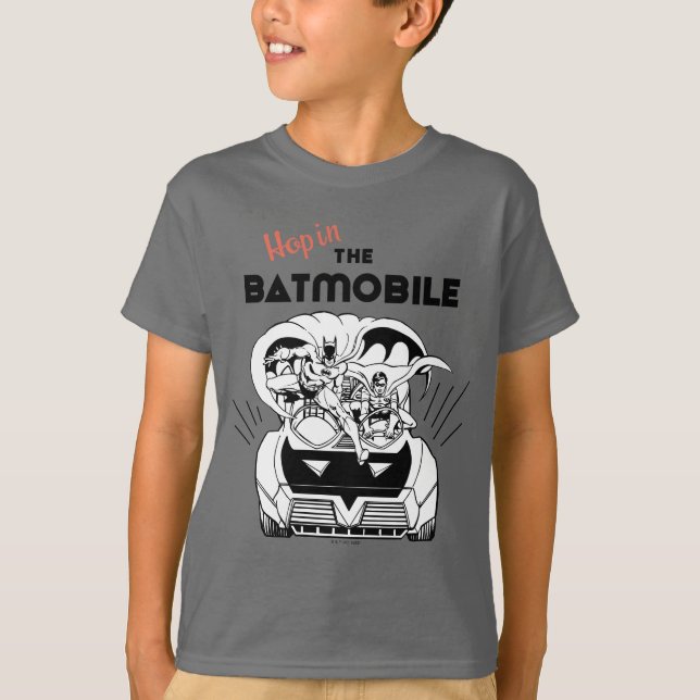 Skutt i Batmobile T Shirt (Framsida)