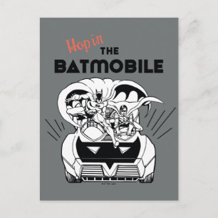 Skutt i Batmobile Vykort