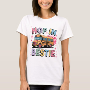 Skutt i Bestie Shirt Funny Struggle Buss Tee