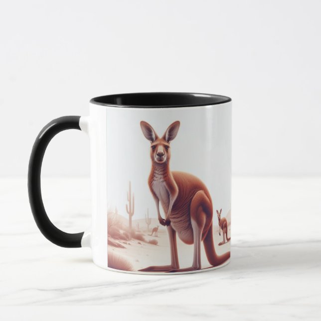 Skutt in i din morgonbrygga med vår Kangaroo Mugg! Mugg (Vänster)
