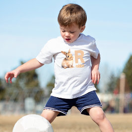 Skutt in i inlärning: Adsible Alphabet Rabbit T Shirt